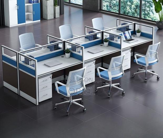 Office Workstation : 6-Way Office Working Collaborative Workstation - thumbnail 12