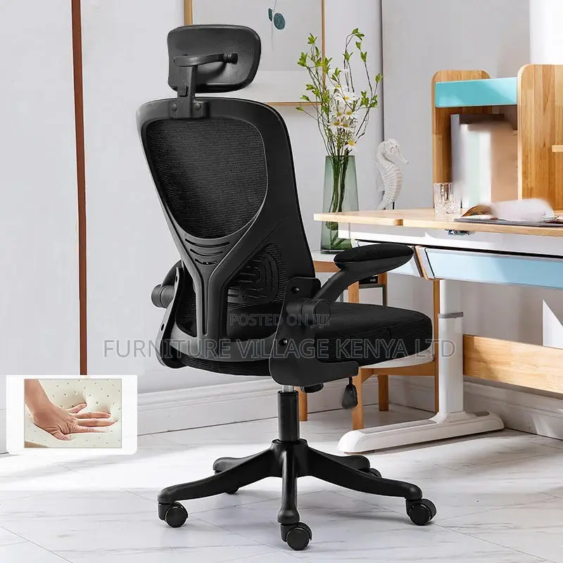 Office Chair; Mid-Height Mesh Swivel Office Chair