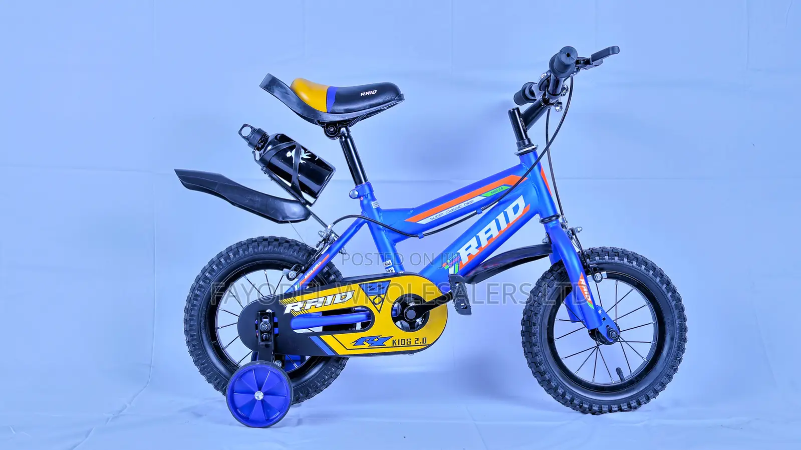 Raid Kids Size 12 With Training Wheels
