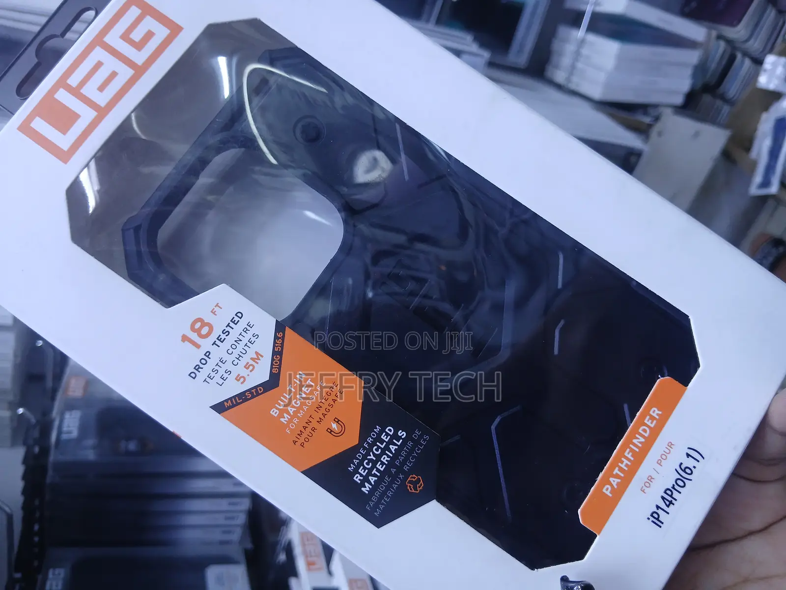 (Uag), Specifically the Pathfinder Series for Apple iPhone 14 Pro.