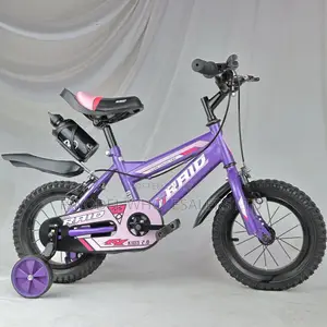 Raid Kids Size 12 Color Purple With Training Wheels for Age 2- 4 Years