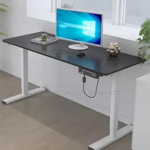 Standing Desk; 140cm Height Adjustable Computer Desk