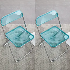 Outdoor Chairs; Fodable Clear Plastic Office/Home Chairs