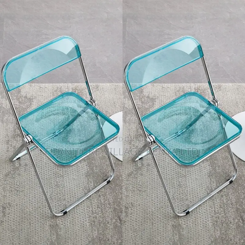Outdoor Chairs; Fodable Clear Plastic Office/Home Chairs