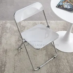 Outdoor Chairs; Fodable Clear Plastic Office/Home Chairs