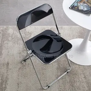 Outdoor Chairs; Fodable Clear Plastic Office/Home Chairs