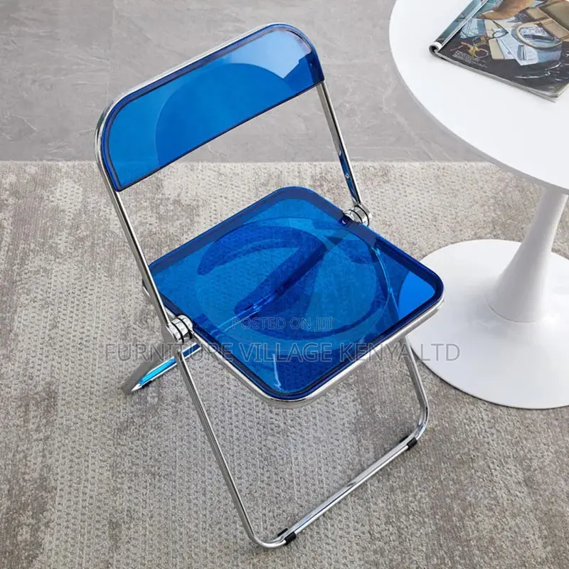 Outdoor Chairs; Fodable Clear Plastic Office/Home Chairs