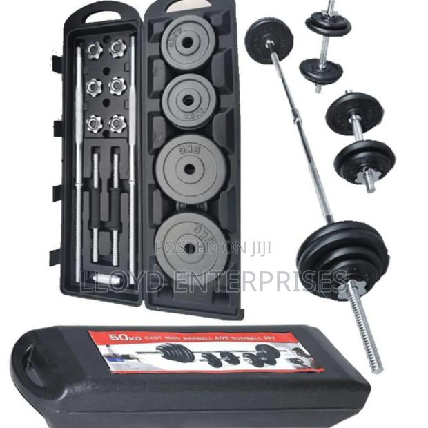 Genuine Chrome Dumbells -50kg
