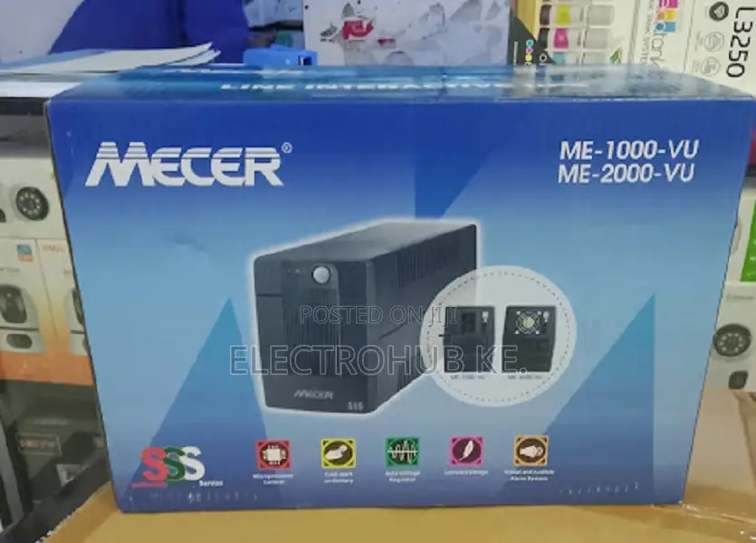 000va Line Interactive Ups |600w |Automatic Voltage Regulation Mecer