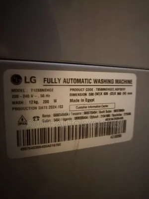 Lg 12kg Top Loader Washing Machine