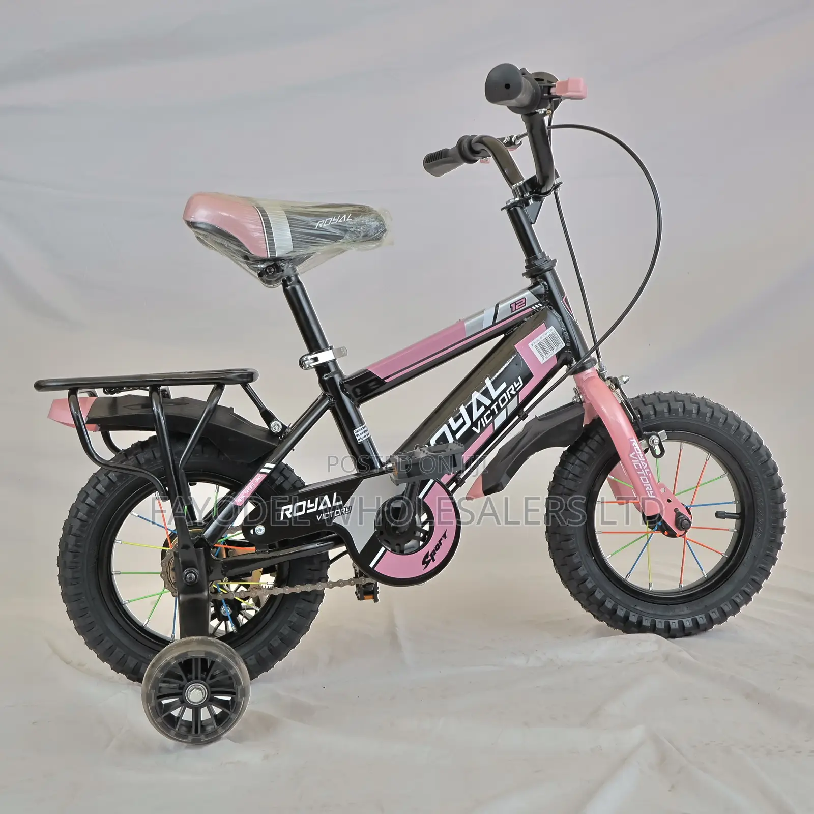 Swing With Rear Carrier Size 12 Pink