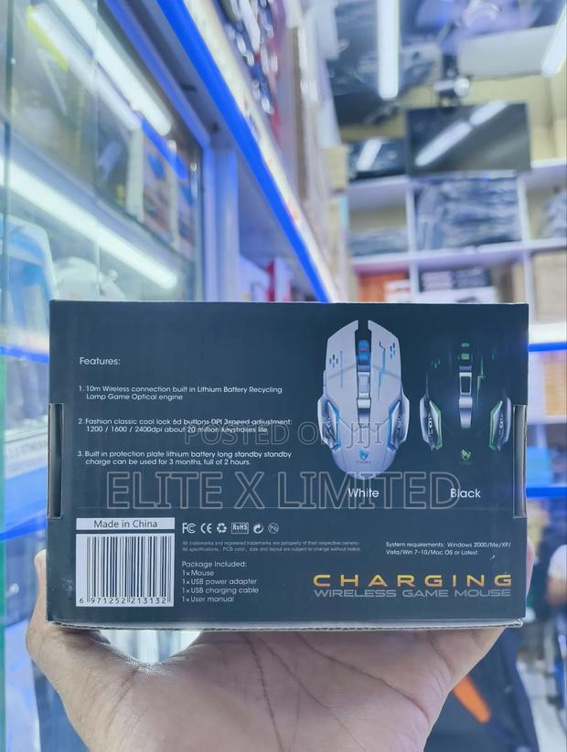 T-Wolf Mini Q13 Wireless Rechargeable Silent Gaming Mouse - thumbnail 2