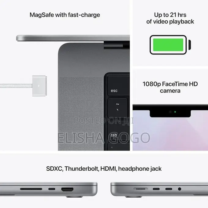 Laptop Apple MacBook Pro 16GB Apple M1 Pro SSD 512GB
