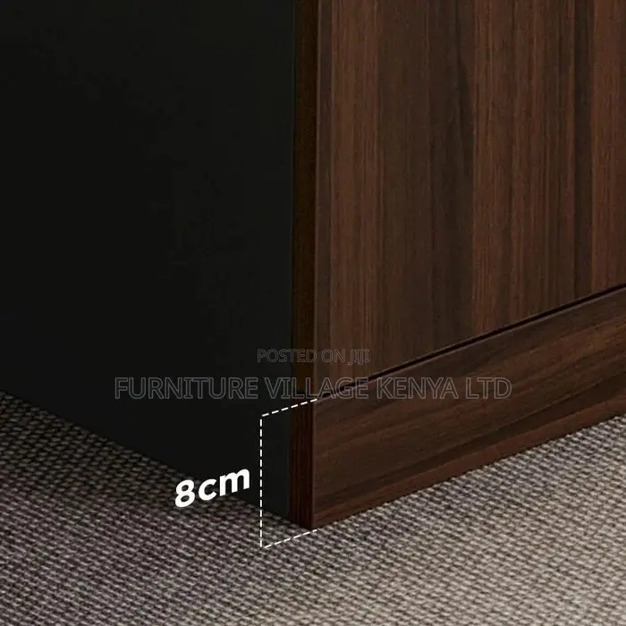 Office Desk; 1.4 Meter Office Desk With 3 Drawers and 1 Cupboard