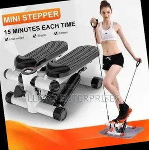 Mini Stepper With Resistance Bands