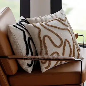 1 Pc *Boho Throw Pillow Cover With Tufted Geometric Diamond Patterns