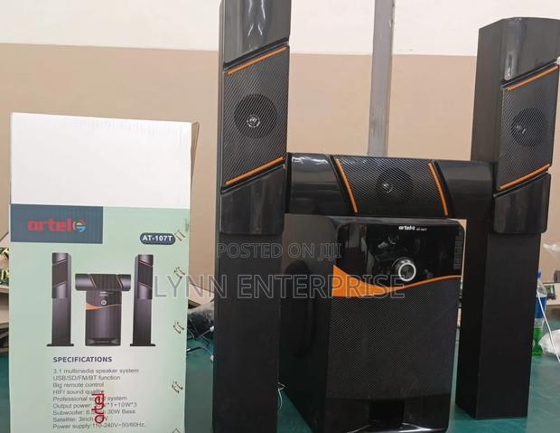 Artel at-107 Tall Boy Multimedia Speaker System