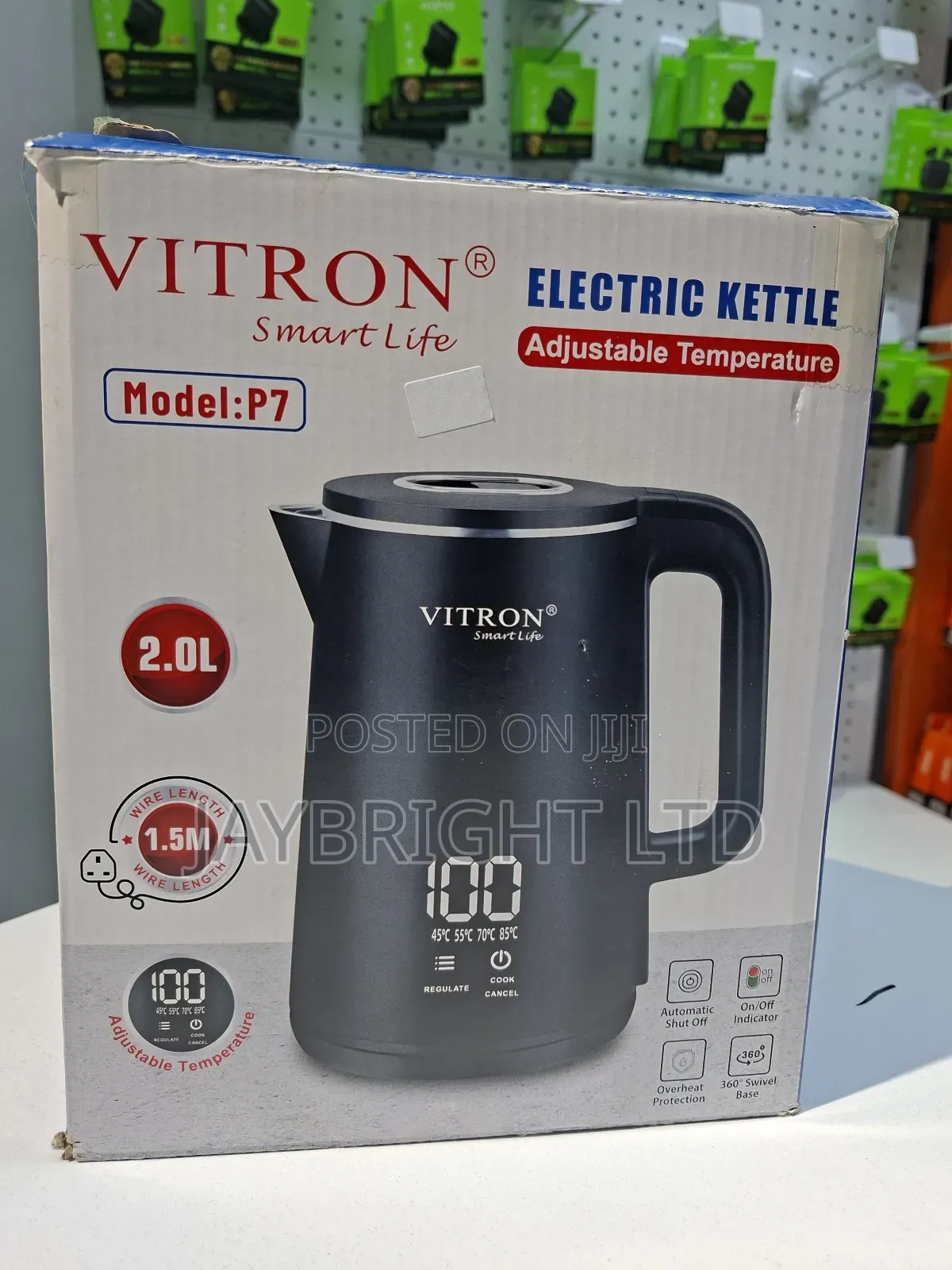 Vitron P7 Electric Kettle 2.0l With Adjustable Temperature