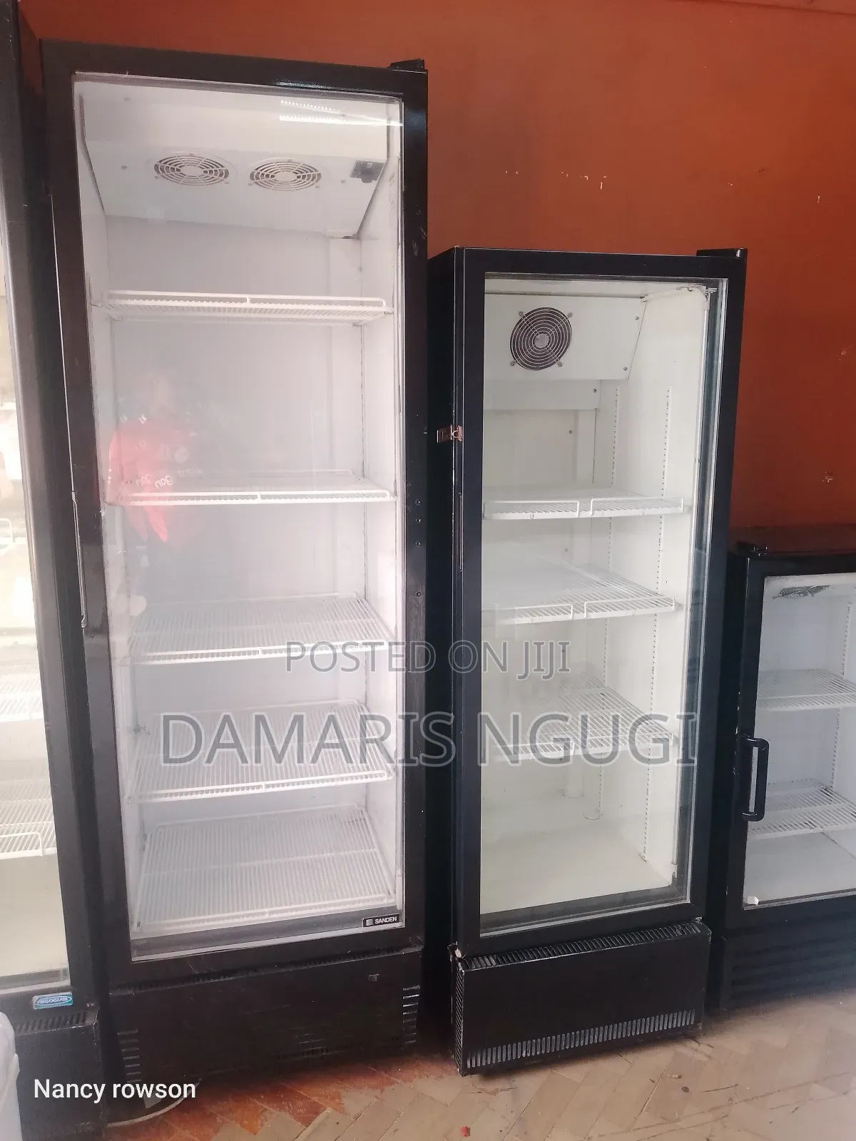 Black Display Fridges