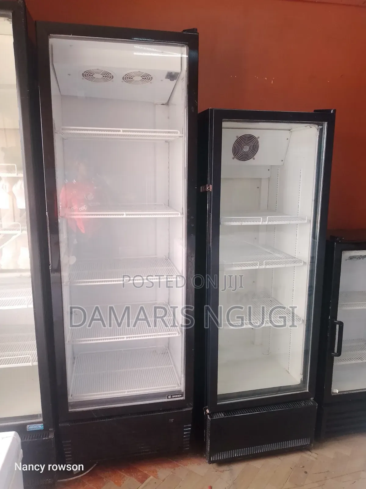 Black Display Fridges