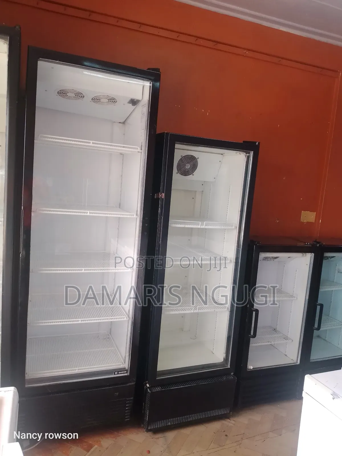 All Very Clean and Functional Glass Door Fridges