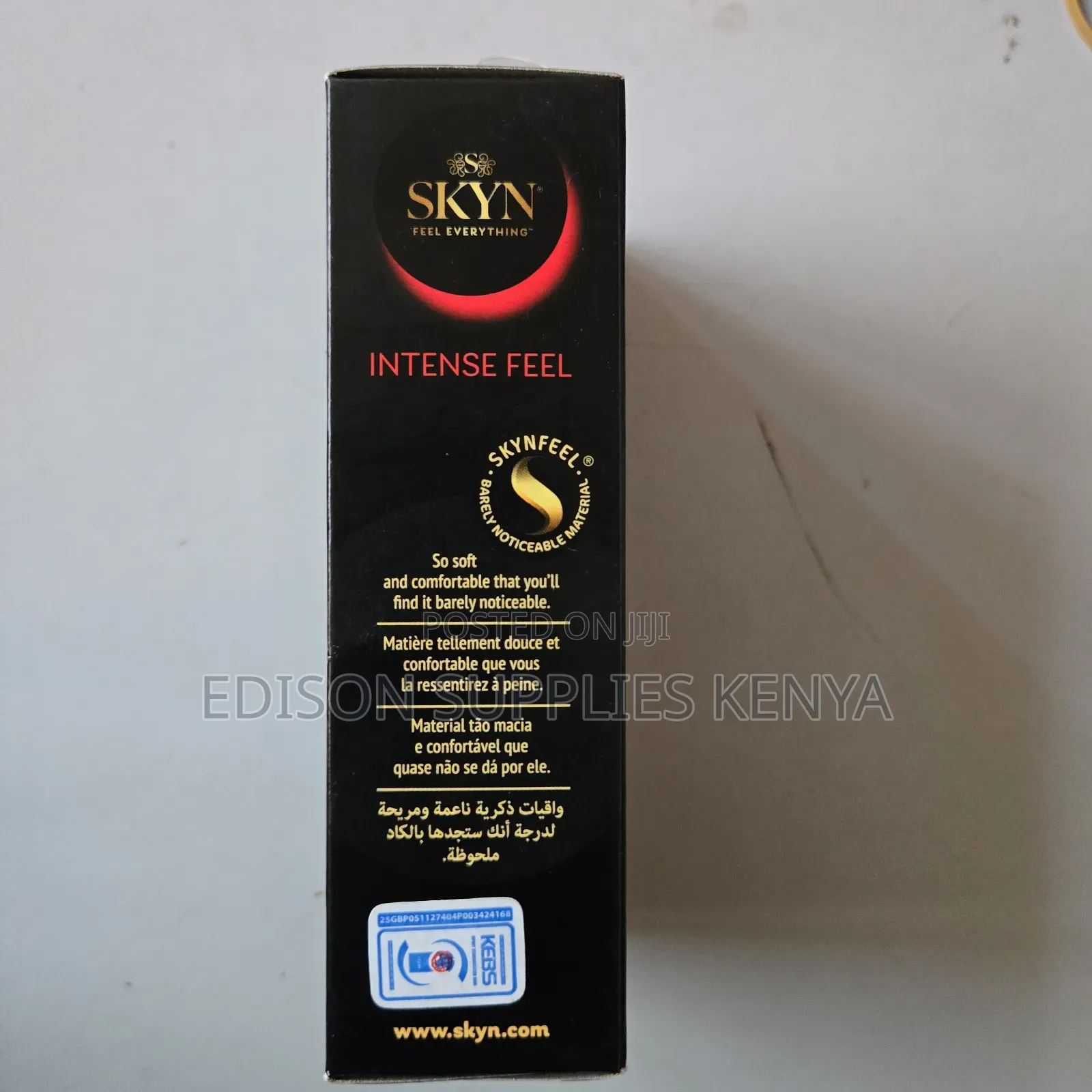 Skyn Intense Feel Condoms Pack Of 10 Latex Free Thin Ribbed Dotted Cds