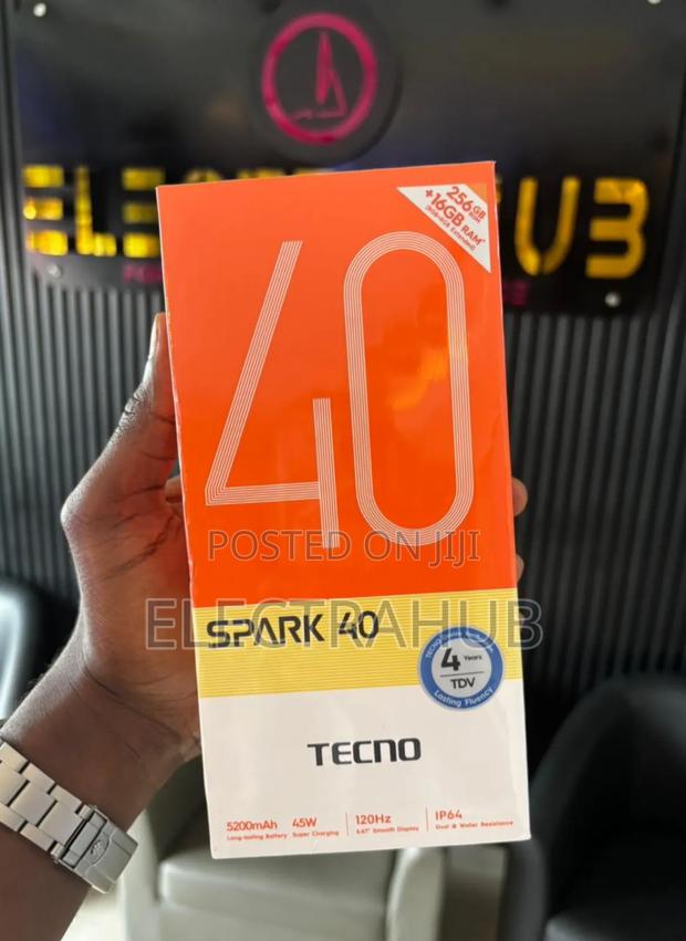 New Tecno Spark 40 256 GB Black