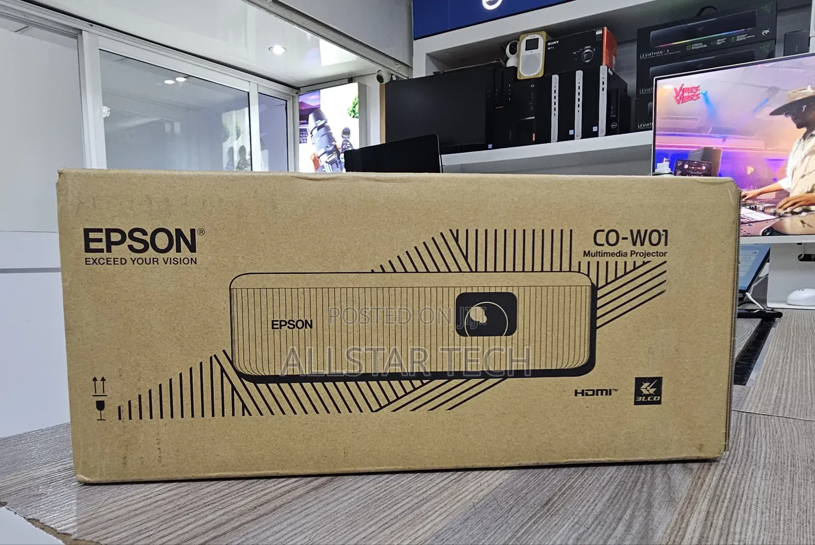Epson Epiqvision Flex Co-W01 3000-Lumen Wxga 3lcd Projector