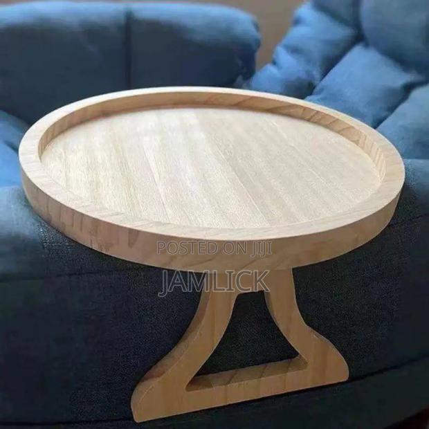 Bamboo Multi-Functional Sofa Armrest Table - Pm - thumbnail 4