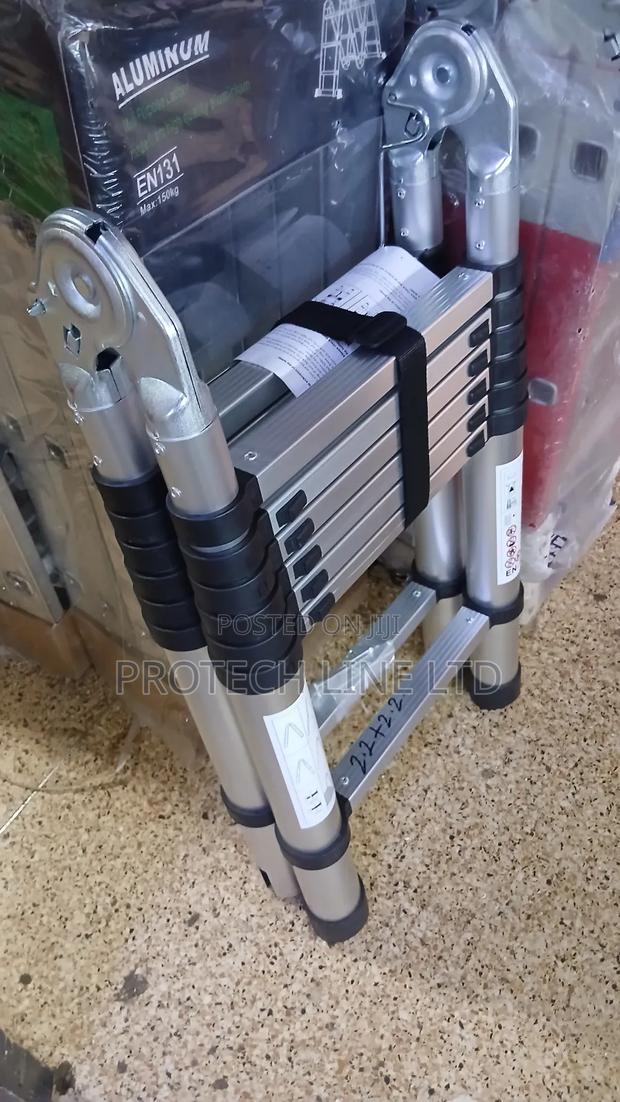 Aluminum Double Telescopic Ladder 2.2m×2.2m - thumbnail 2