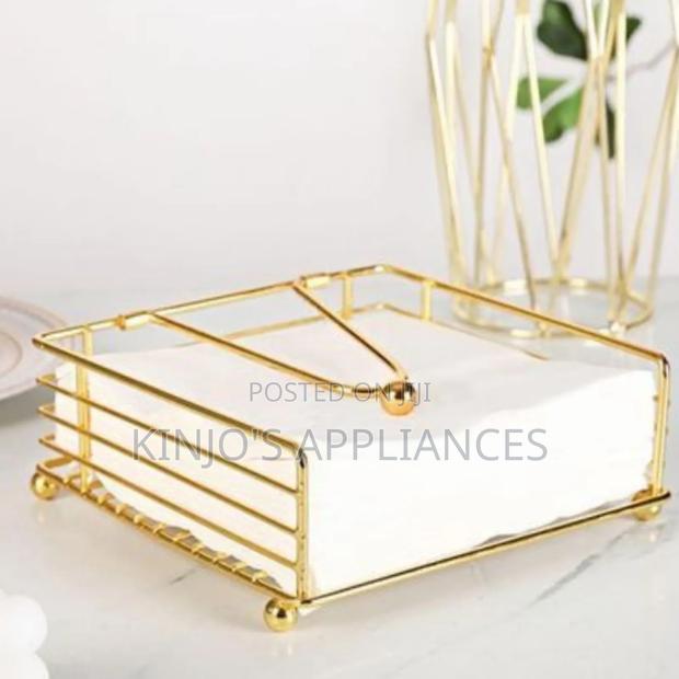 Luxury Metallic Serviette Holder - main view