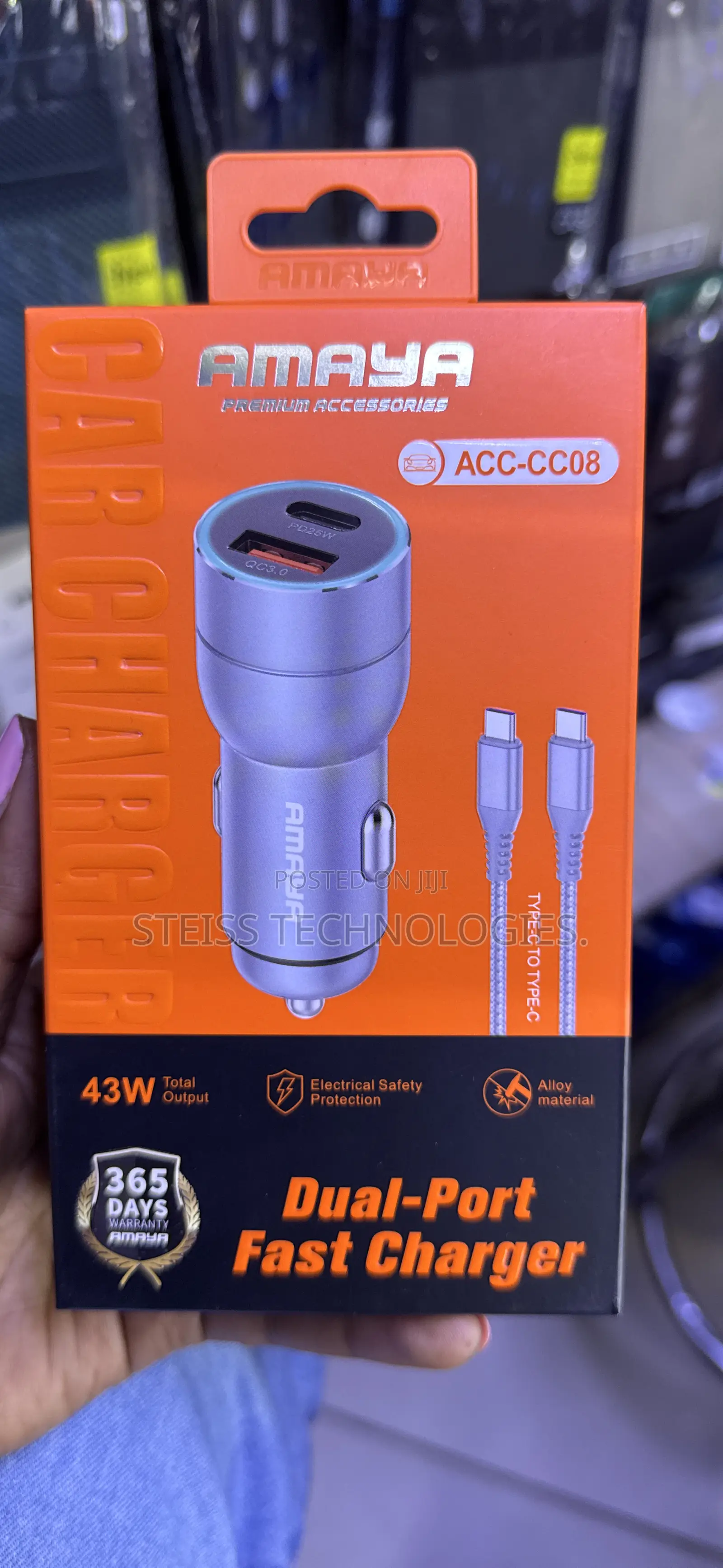 Amaya Fast Car Charger