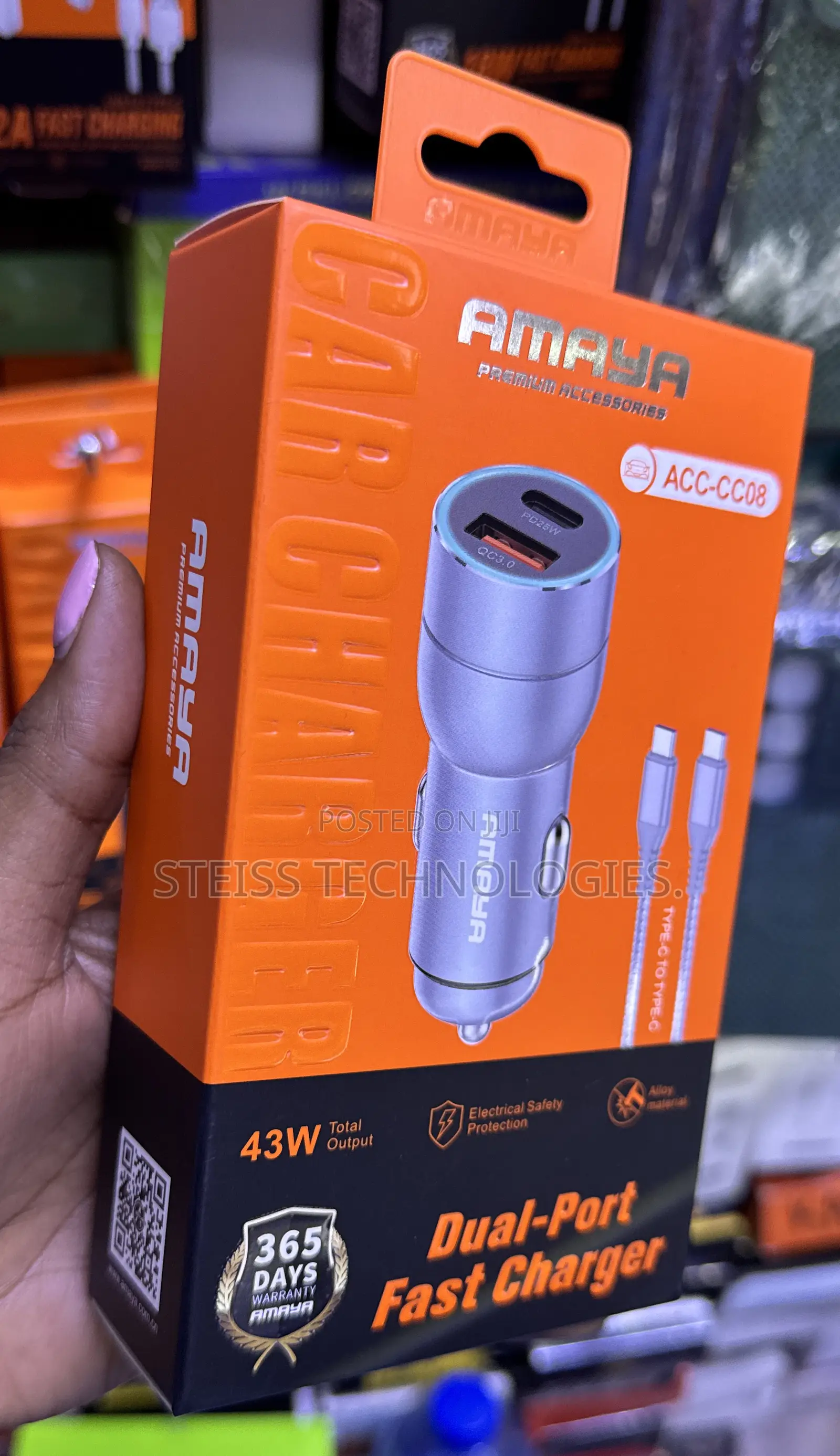 Amaya Fast Car Charger