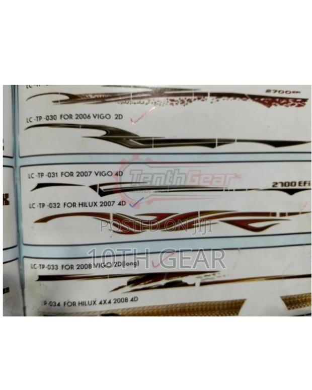 Body Sticker Land Cruiser,Hilux ,Rav4,Dmax - thumbnail 3
