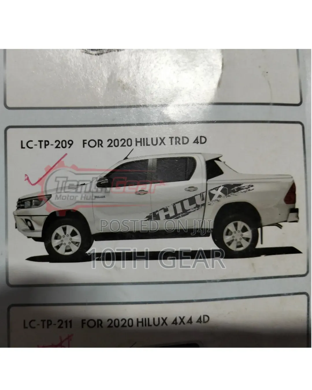 Body Sticker Land Cruiser,Hilux ,Rav4,Dmax