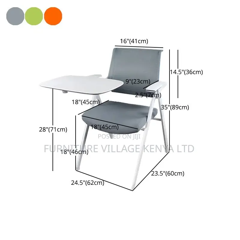 Office Chair;Black Mesh Folding Meeting Office Chair