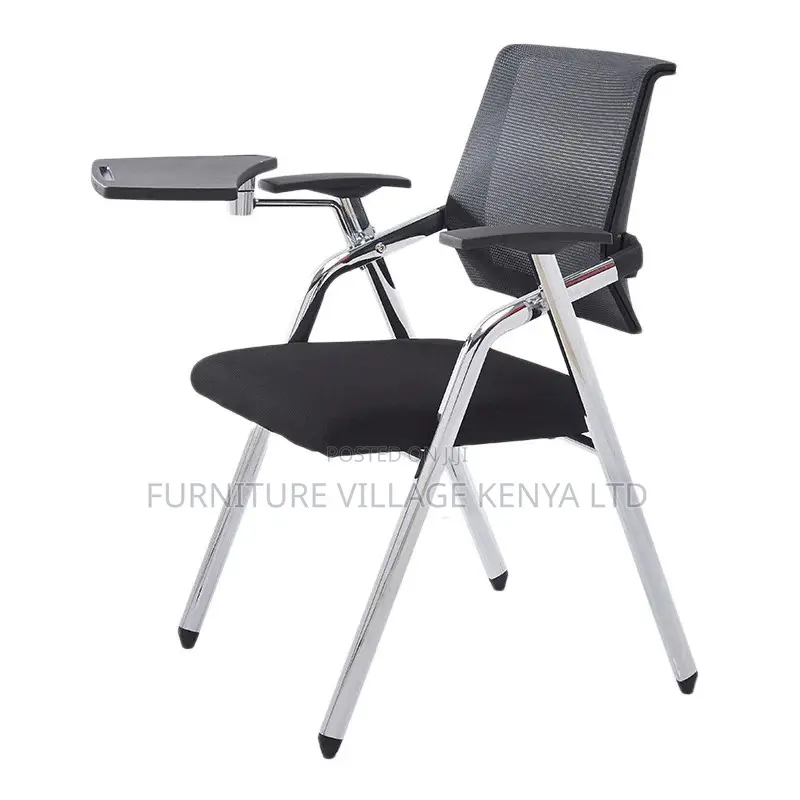 Office Chair;Black Mesh Folding Meeting Office Chair