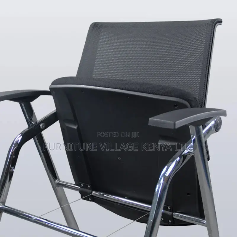 Office Chair;Black Mesh Folding Meeting Office Chair