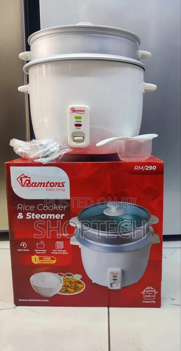*Ramtons Rice Cooker + Steamer 2.8litres Rm290