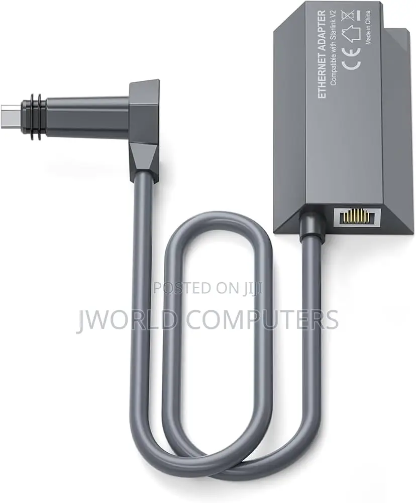 Starlink Ethernet Adapter for Starlink Rectangular Satellite
