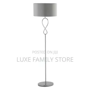 Goodhome Carnavon E27 Chrome Floor Lamp