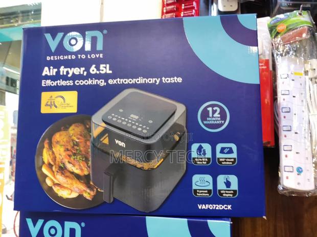 *Von Airfryer 6.5litres Digital Vaf072dck