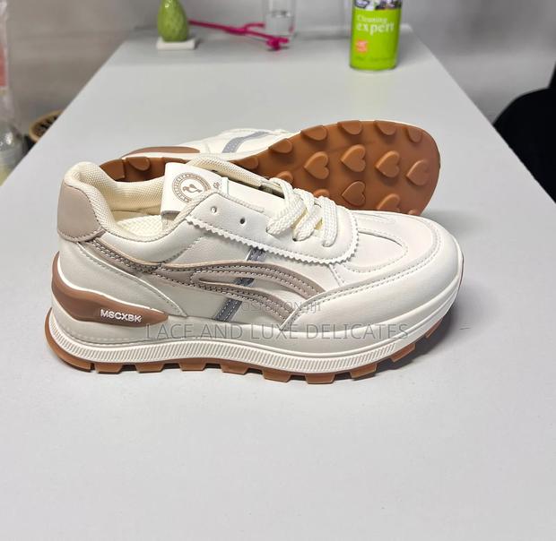 Chunky Cream Sneakers - thumbnail 3