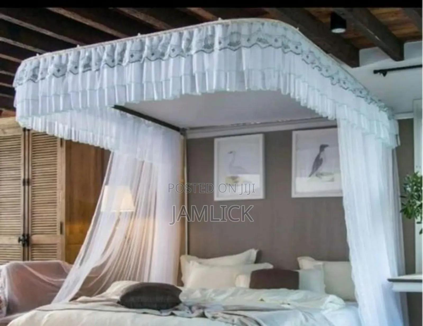 6×6 2-Stand Mosquito Net (White) - Aw