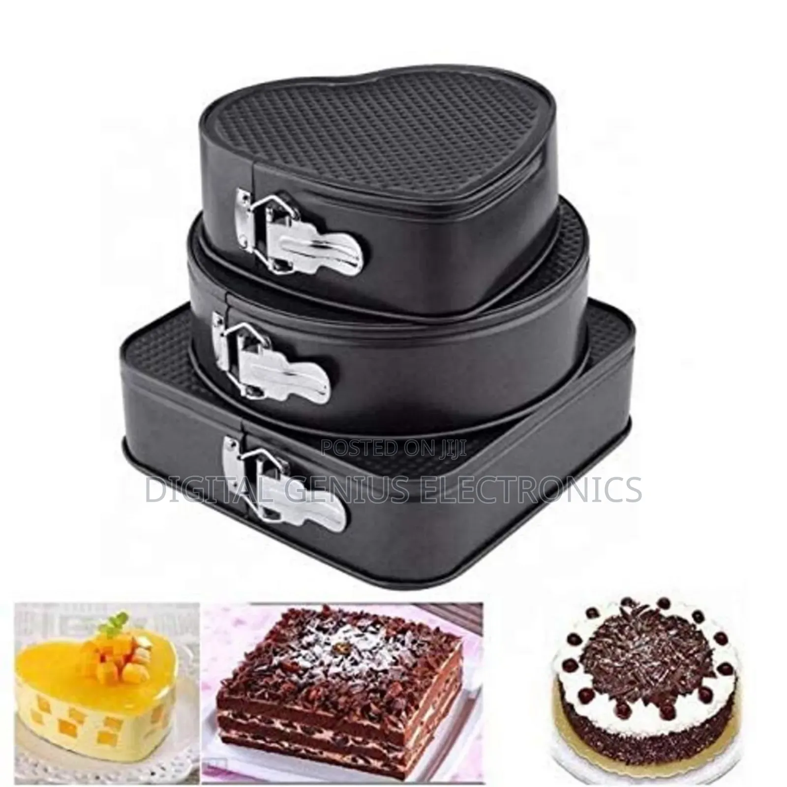 3pcs Baking Tins