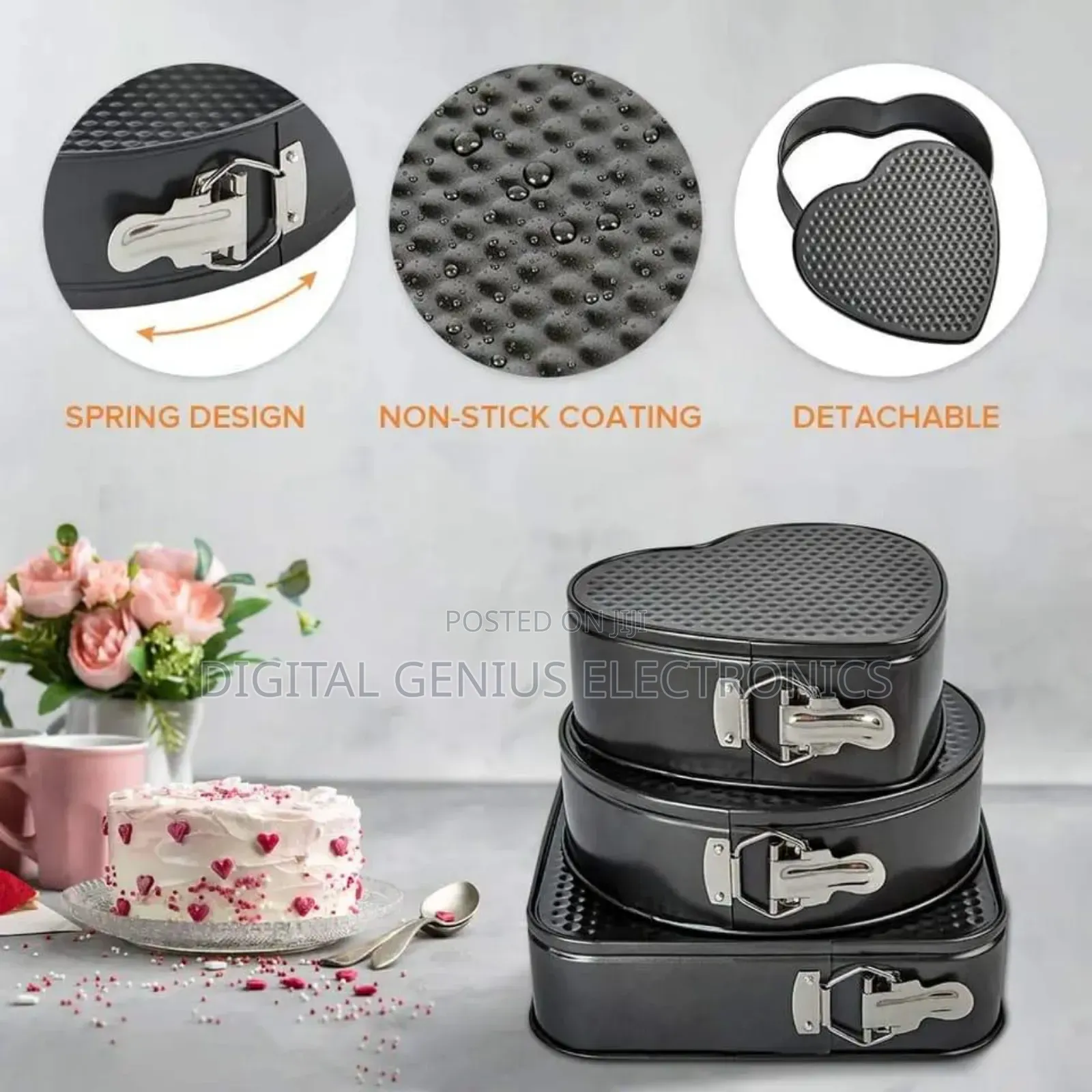 3pcs Baking Tins