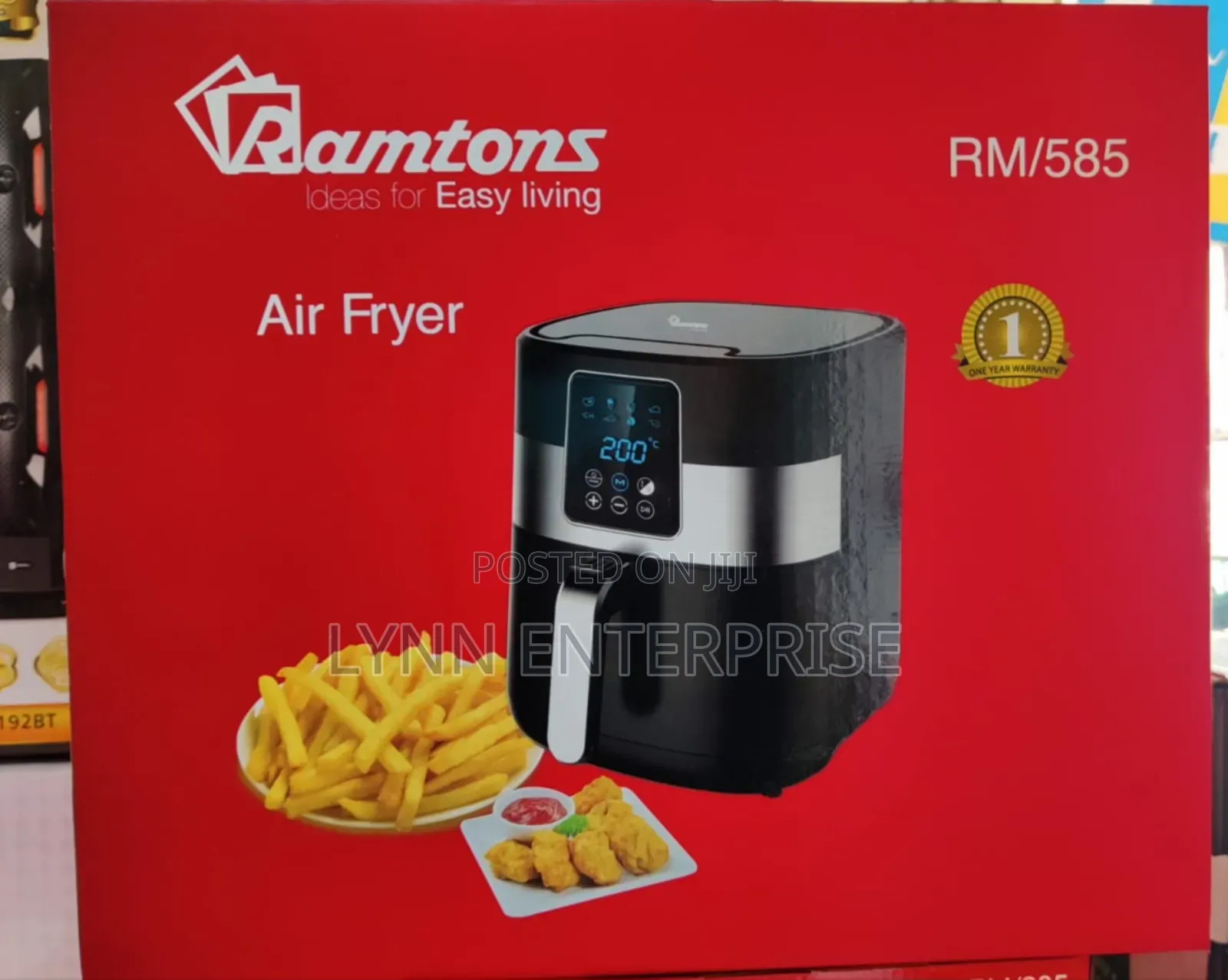 *Ramtons Air Fryer Rm585 10l Free