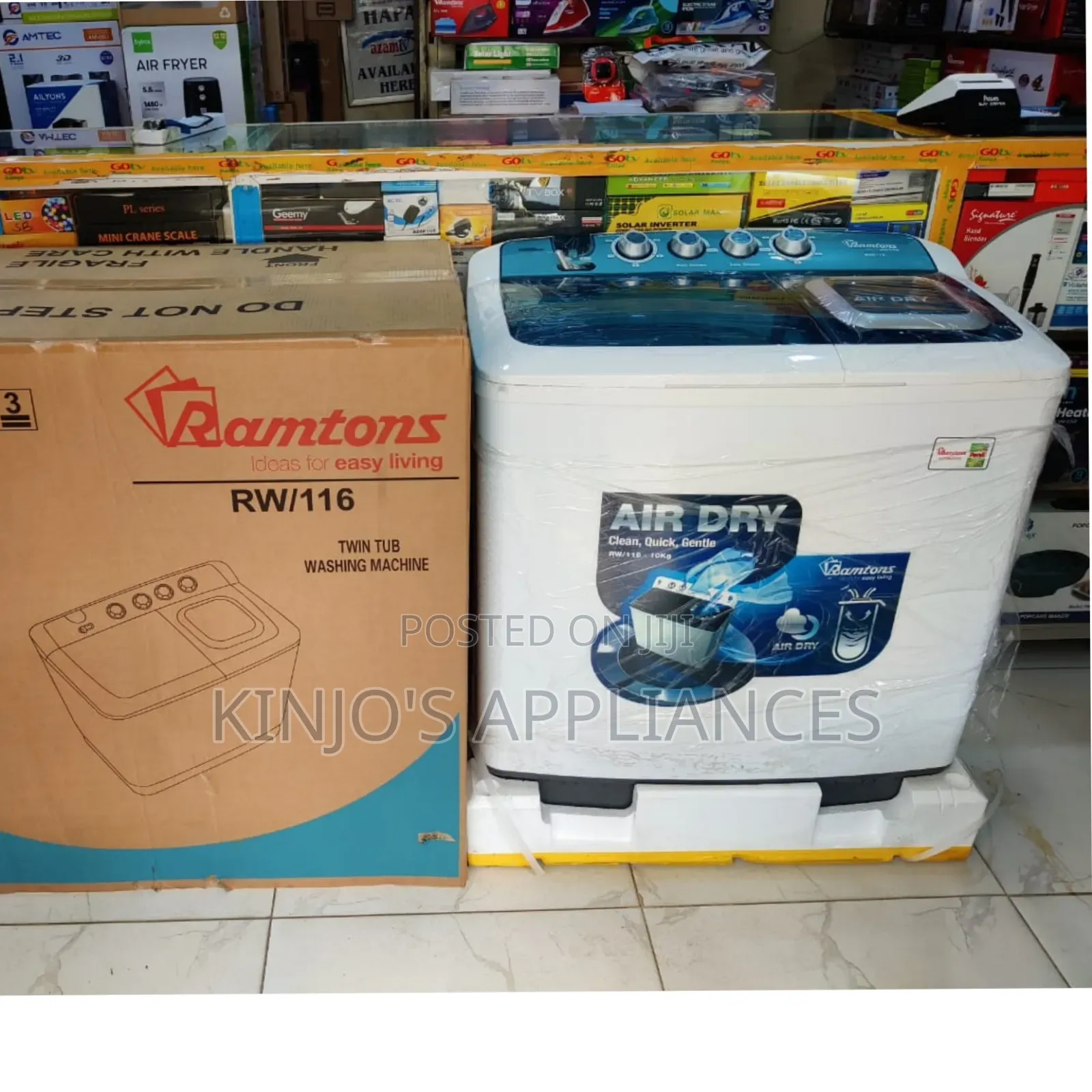 Ramtons Rw/116 Twin Tub 10kg Washing Machine White