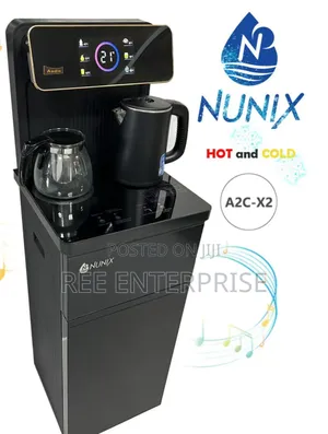 Water Dispenser With Music Black Nunix A2c-X2 Bottom Load Hot $ Cold