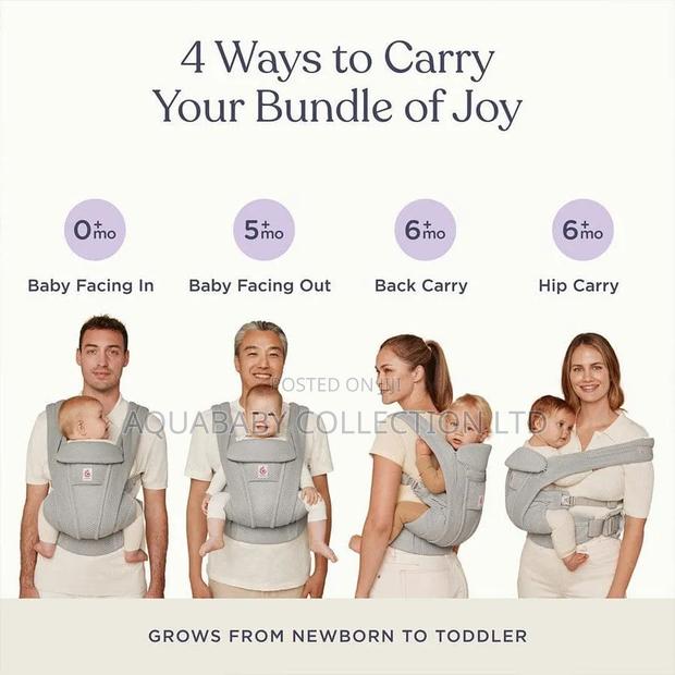 Ergobaby Omni Deluxe / Omni Breeze Baby Carrier – Newborn to 4 Years - thumbnail 9